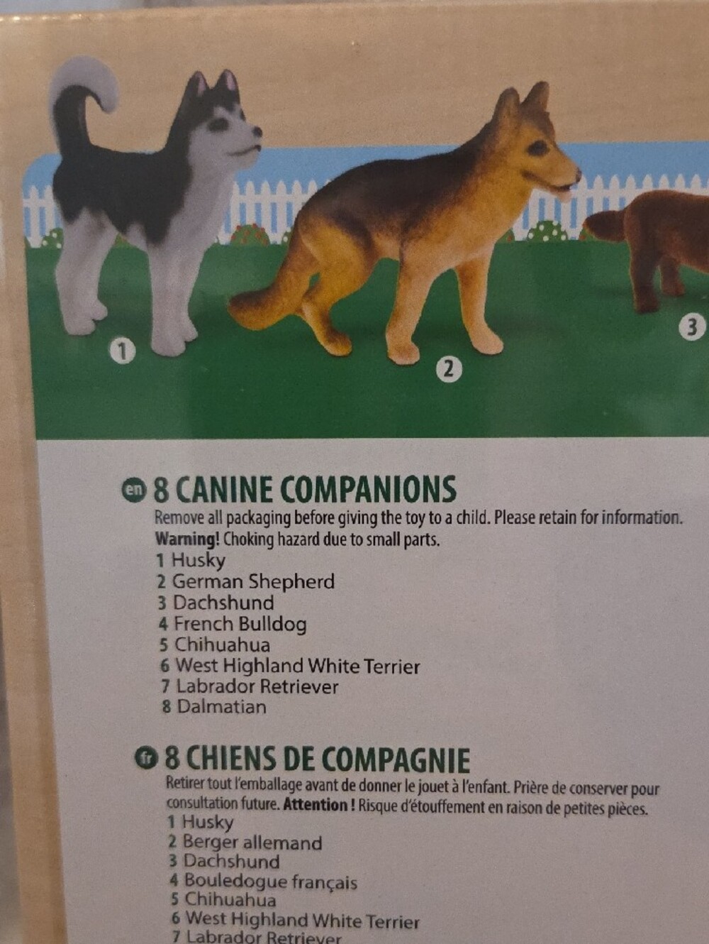 Melissa & Doug Canine Companions Toy Set - White, Brown, Black, Yellow - Picture 3 of 4